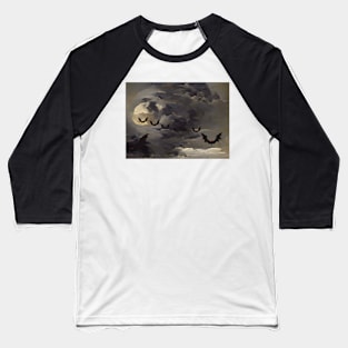 Scary bats coming for a look Baseball T-Shirt